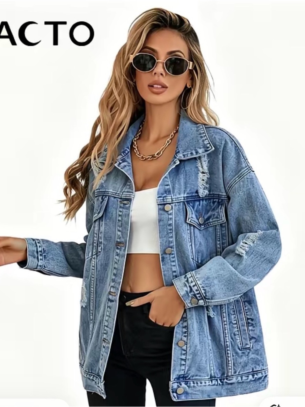 New Jeans Jacket woman size s oversized